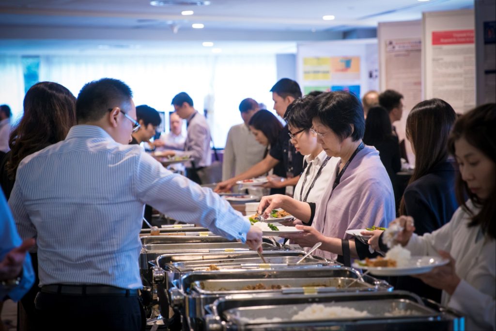 icube events_accop 2016 main conference lunch buffet catering