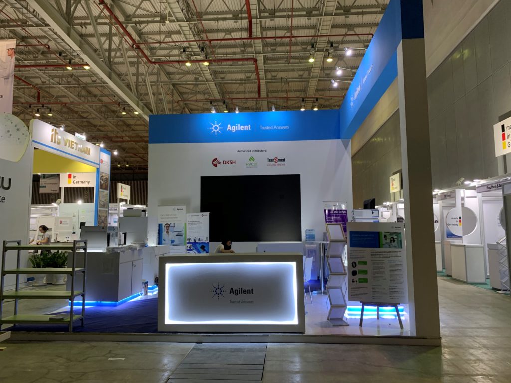 icube events_agilent analytica 2019 exhibition booth final product