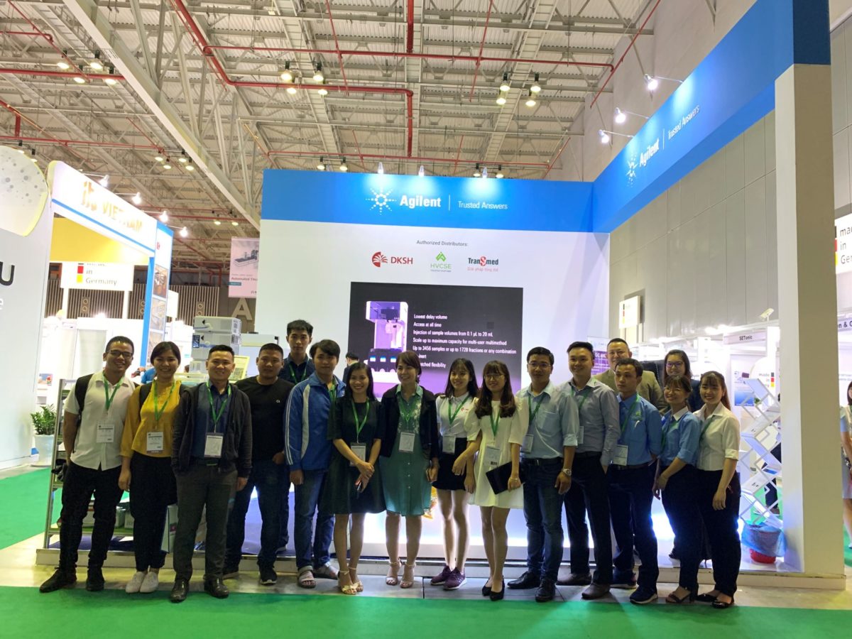 icube events_agilent analytica 2019 exhibitors group photo