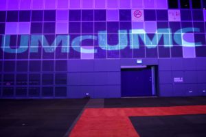 icube events_umcsg dinner and dance 2018 customised bogo lighting with umc logo