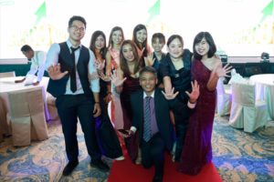 icube events_bio rad asia pacific sales meeting gala dinner staff group photo
