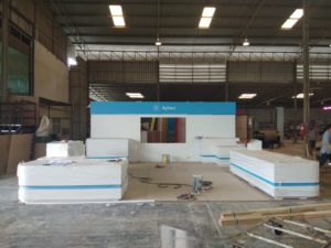 icube events_exhibition thailab booth setup